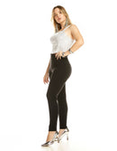 Calça Modeladora Afina Cintura Nervura Bolso
