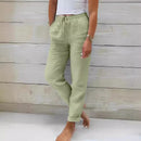 (Compre 1 Leve 2) Calça Martina™ em Linho de Algodão e Cós Ajustável