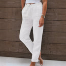 (Compre 1 Leve 2) Calça Martina™ em Linho de Algodão e Cós Ajustável