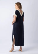 Vestido Clara — Midi com Zíper Frontal